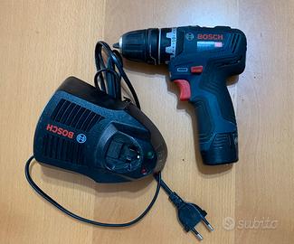 Trapano bosch gsr 12v batteria e caricabatterie