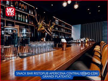 Snack Bar Ristopub centralissimo grandi plateatici
