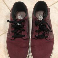 Vans basse in tela rosso scuro ( bordeaux) 42.5