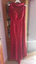 abito lungo a sirena 