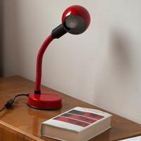 Lampada design Space Age vintage rossa