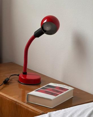 Lampada design Space Age vintage rossa