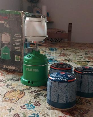 Lanterna a gas FLAMA + 3 cartucce omaggio