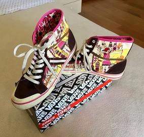 Scarpe vans clearance alte rosa