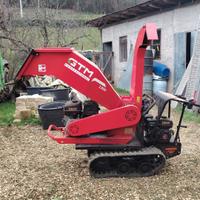 Trattorino cippatore GTM 1300 cingolato anno 2025