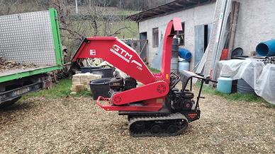 Trattorino cippatore GTM 1300 cingolato anno 2025