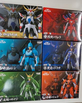 I Cinque Samurai Sentinel Samurai Troopers Nuovi 