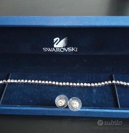 bracciale Swarovski tennis + punti luce + orologio