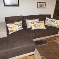 Divano letto angolare penisola contenitore