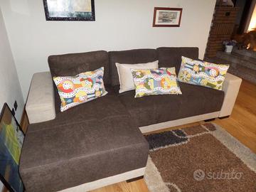 Divano letto angolare penisola contenitore