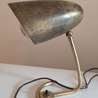 Lampada da tavolo vintage anni 50 ottone design