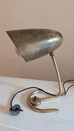 Lampada da tavolo vintage anni 50 ottone design