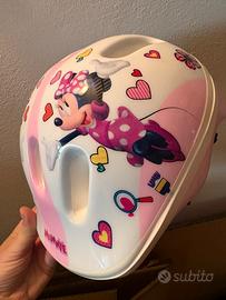 Casco bici XS bicicletta rosa minnie
