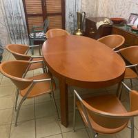 Tavolo con 6 sedie Calligaris