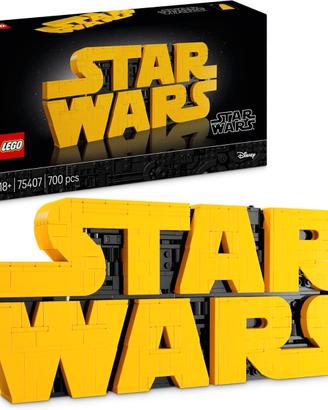 LEGO Star Wars 75407 Logo Star Wars in Mattoncini