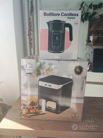 stock di bollitore e friggitrice nuovi mai usati 