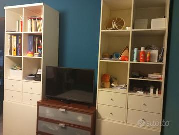 2 LIBRERIE BIANCHE MOD. BONDE IKEA