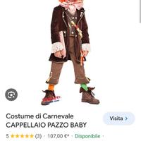 Costume carnevale cappellaio matto veneziano 5 ann