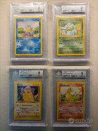 Pokemon BGS 9 1 ed. ITA 4 STARTER