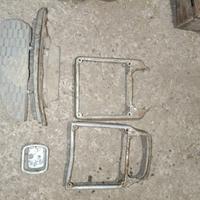 cornice targa posteriore vespa accessorio vintage