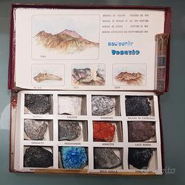 Cofanetto pietre del vesuvio eruzione 1944