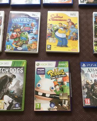 Giochi varie console PS2 PS4 WII XBOX
