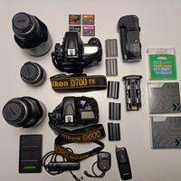 Doppio corredo Nikon Full Frame completo + drone