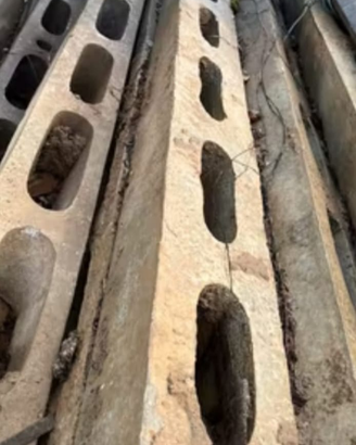 Colonne in cemento per vigneto