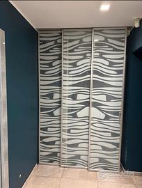 porta scorrevole a vetro
