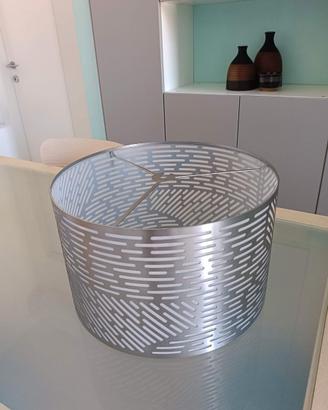 Lampadario sospens.  Inspire Slots argento/nichel