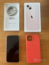 IPhone 13 128 Gb Pink Rosa con accessori