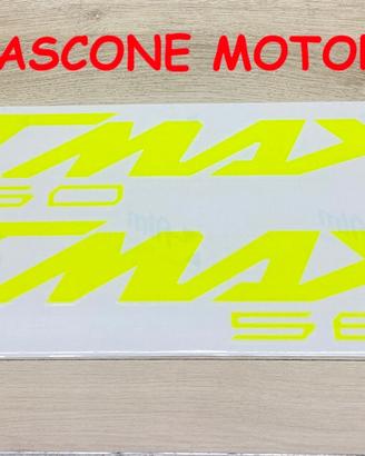 coppia adesivi scudo tmax 560 GIALLO FLUO