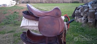 sella militare per trekking a cavallo 