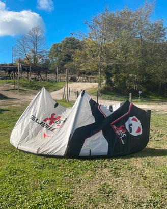 Ala kitesurf 10,5 spleene completa di barra