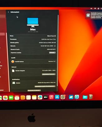 iMac 21,5" 2009 – 16GB RAM / SSD 500GB / VENTURA