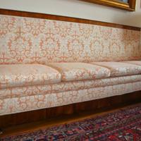 Coppia divani sedute d'epoca da sala/anticamera