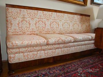 Coppia divani sedute d'epoca da sala/anticamera