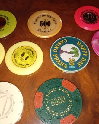 Fiches di gioco.