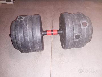 manubrio regolabile per palestra 