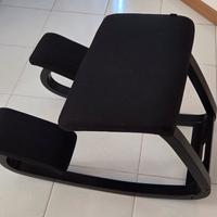 Sedia ergonomica Varier Variable legno nera