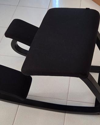 Sedia ergonomica Varier Variable legno nera
