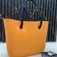 O bag originale gialla ocra con manici