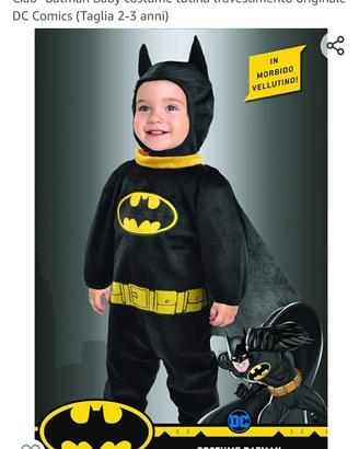 Costume Carnevale Batman Bimbo 2-3 