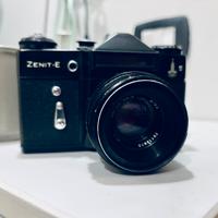 Zenit E + Helios 58mm