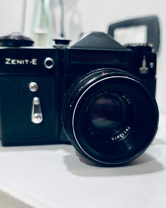 Zenit E + Helios 58mm