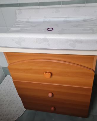 Fasciatoio cassettiera vasca giordani