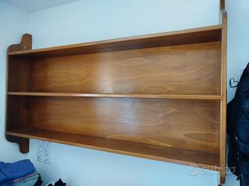 mensola libreria a due piani