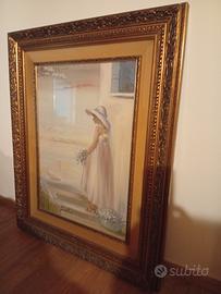 Quadro Olio su Tela - Lina Borlacchi Rossi - "In r
