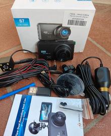 Doppia Dashcam 2.5K+1080P, Telecamera Auto Nuova 