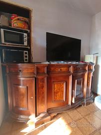 CREDENZA IN NOCE E RADICA